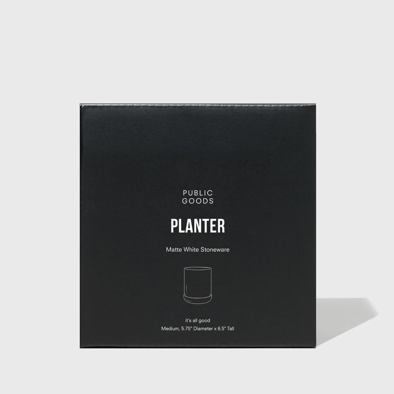Public Goods Medium Stoneware Planter