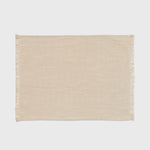 Cotton Woven Khaki Table Placemats (Set of 4) | Cloth Linen Placemats | Public Goods