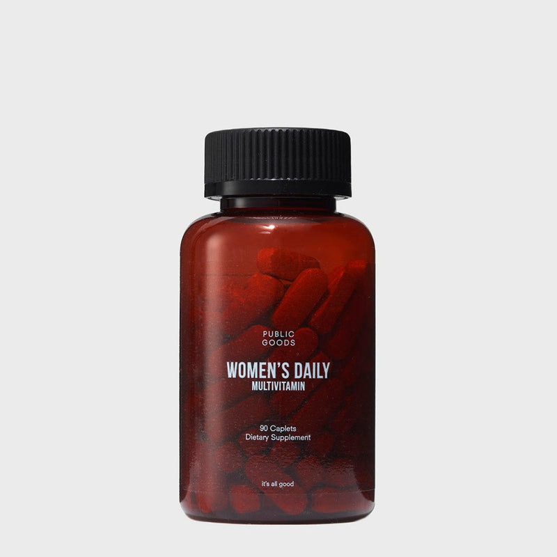 Public Goods Women's Daily Multivitamin | Dietary Supplement of Vitamins & Minerals For Daily Nutrition